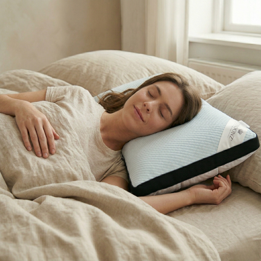 Oreiller de sommeil pour le dos Troonz Livorno Plus Three