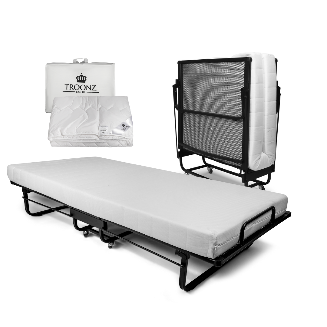 Troonz Luxe Slaapset Livorno - Opklapbed Livorno + Livorno 4 Seizoenen Dekbed 140x200