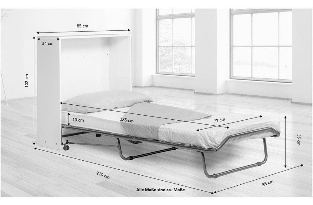 Lit pliant Matera Royal 80x190