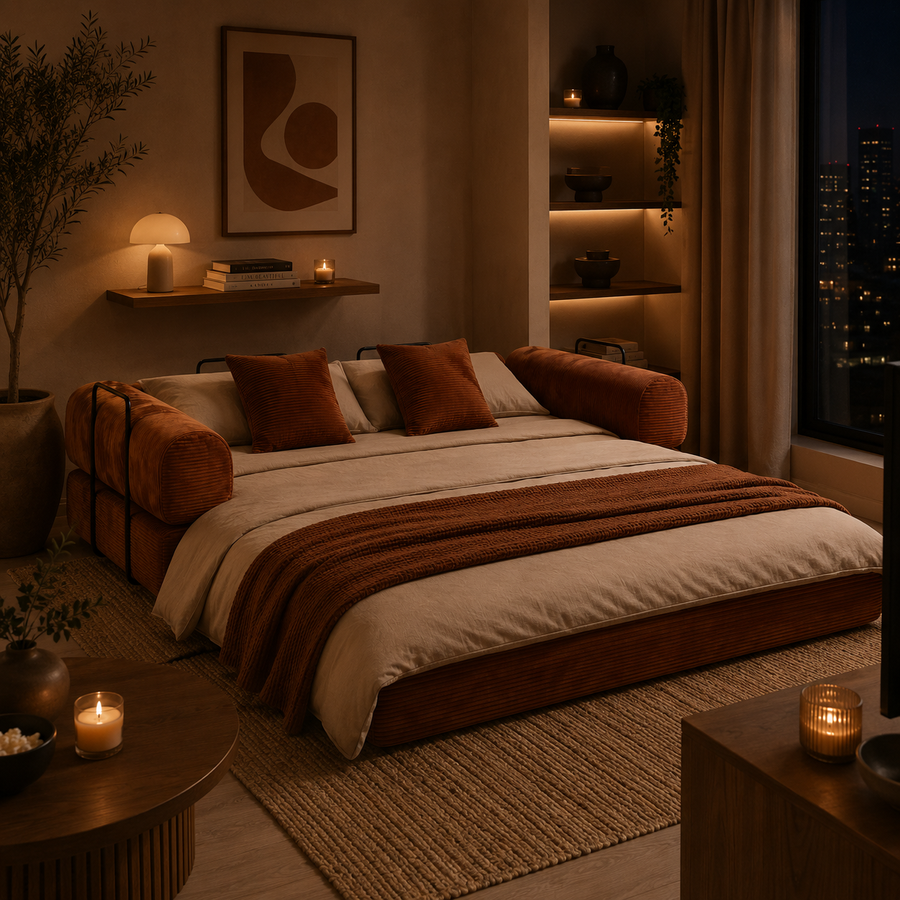 Logeerbed 's nachts