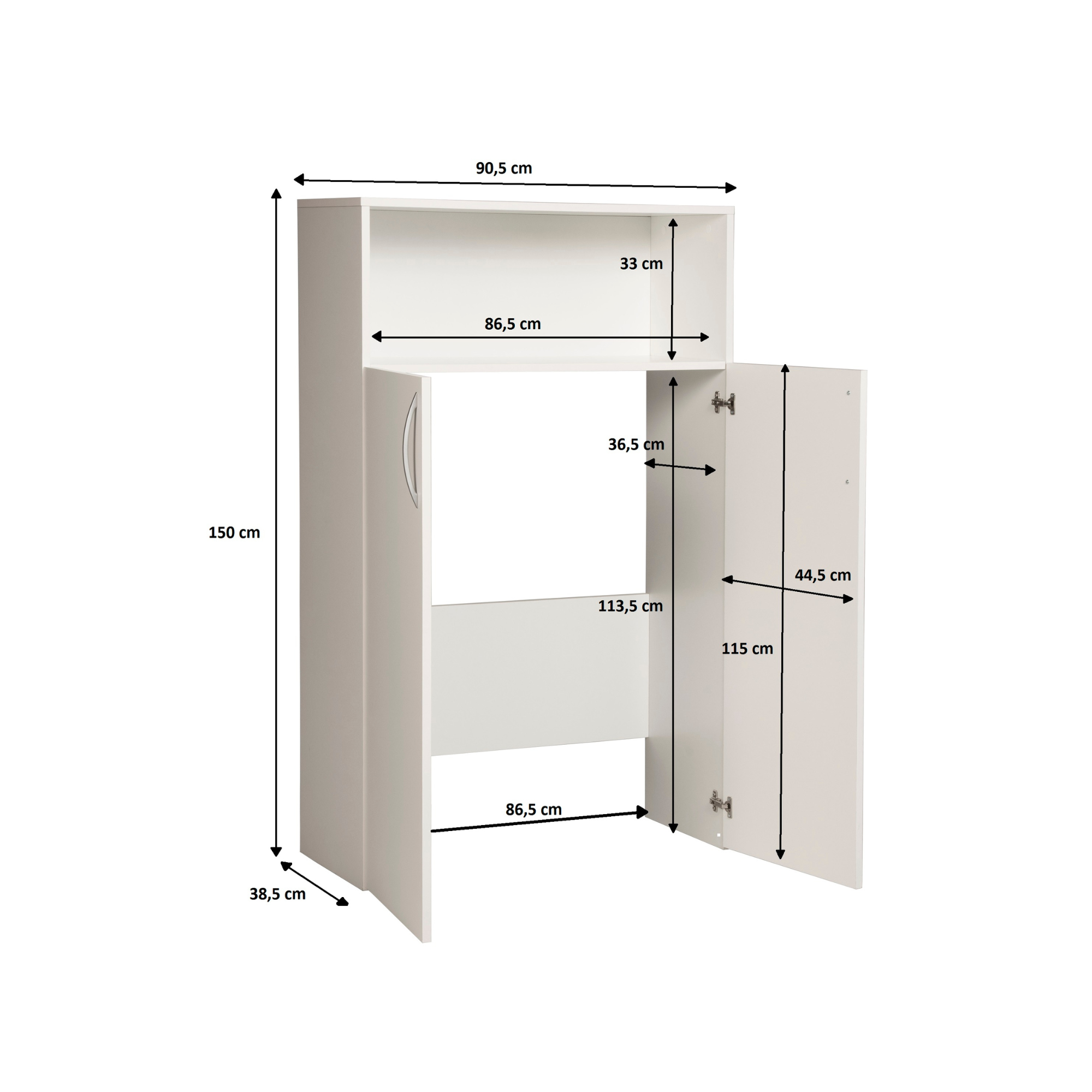 Troonz Opklapbed Opbergkast