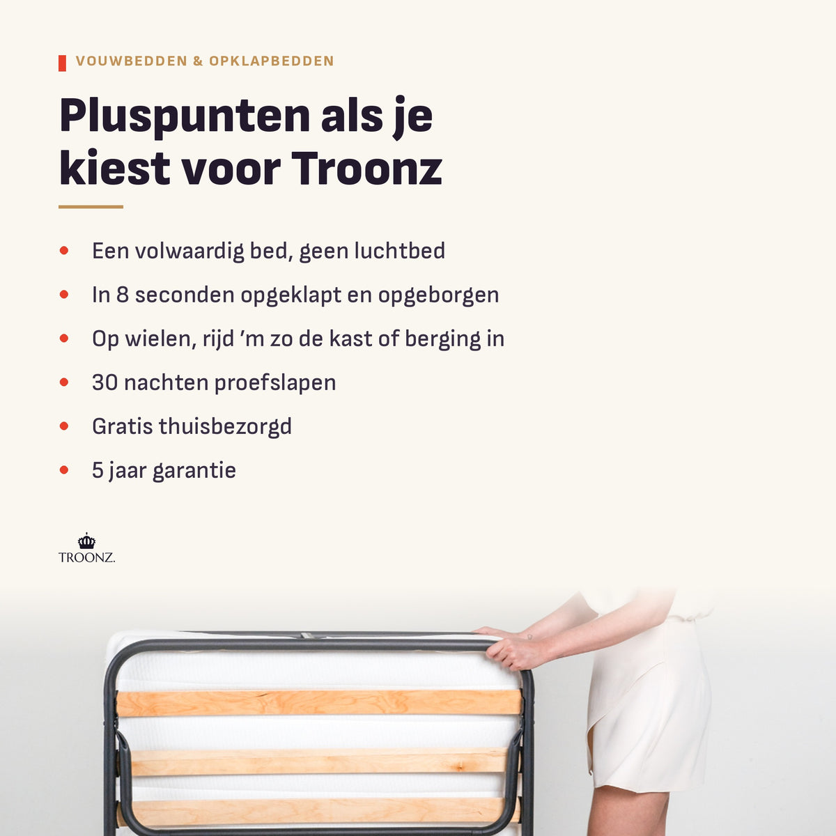 Troonz Opklapbed Matera